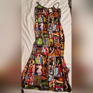 Fashion Brand Company Kimmie Scrap Dress In AI Collage Print 2X
